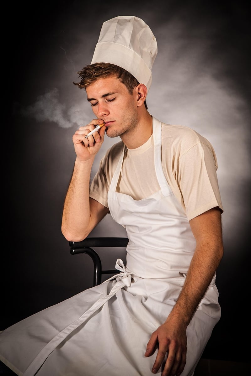 Chef preparing a meal